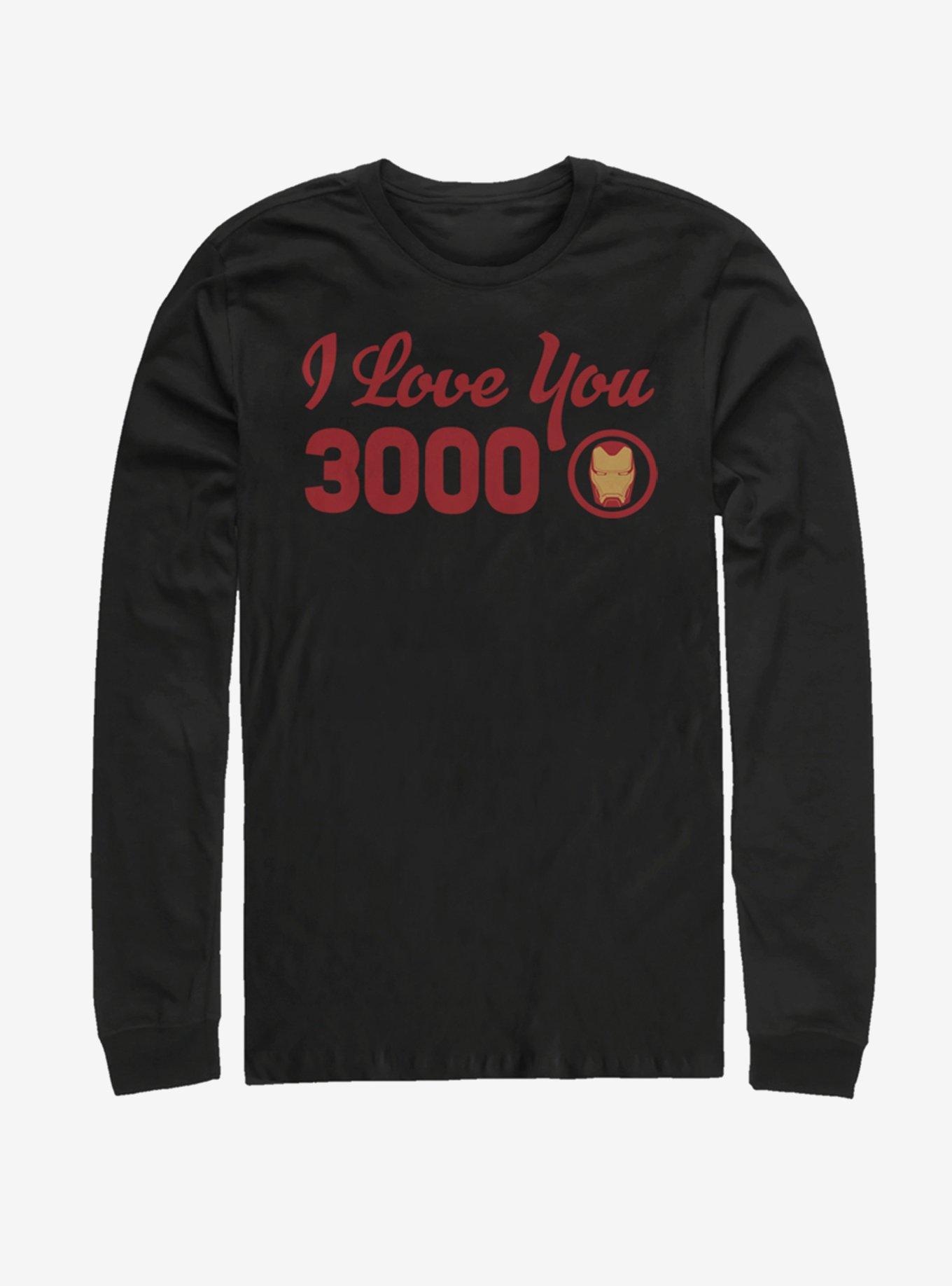 Marvel Avengers: Endgame I Love You Icon Long-Sleeve T-Shirt, BLACK, hi-res