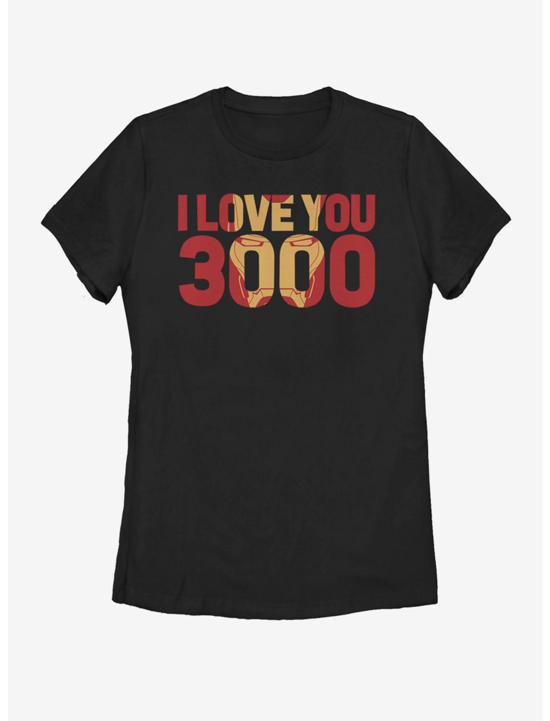 Marvel Avengers: Endgame Love You 3000 Womens T-Shirt, BLACK, hi-res