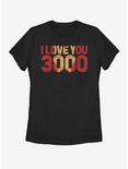 Marvel Avengers: Endgame Love You 3000 Womens T-Shirt, BLACK, hi-res
