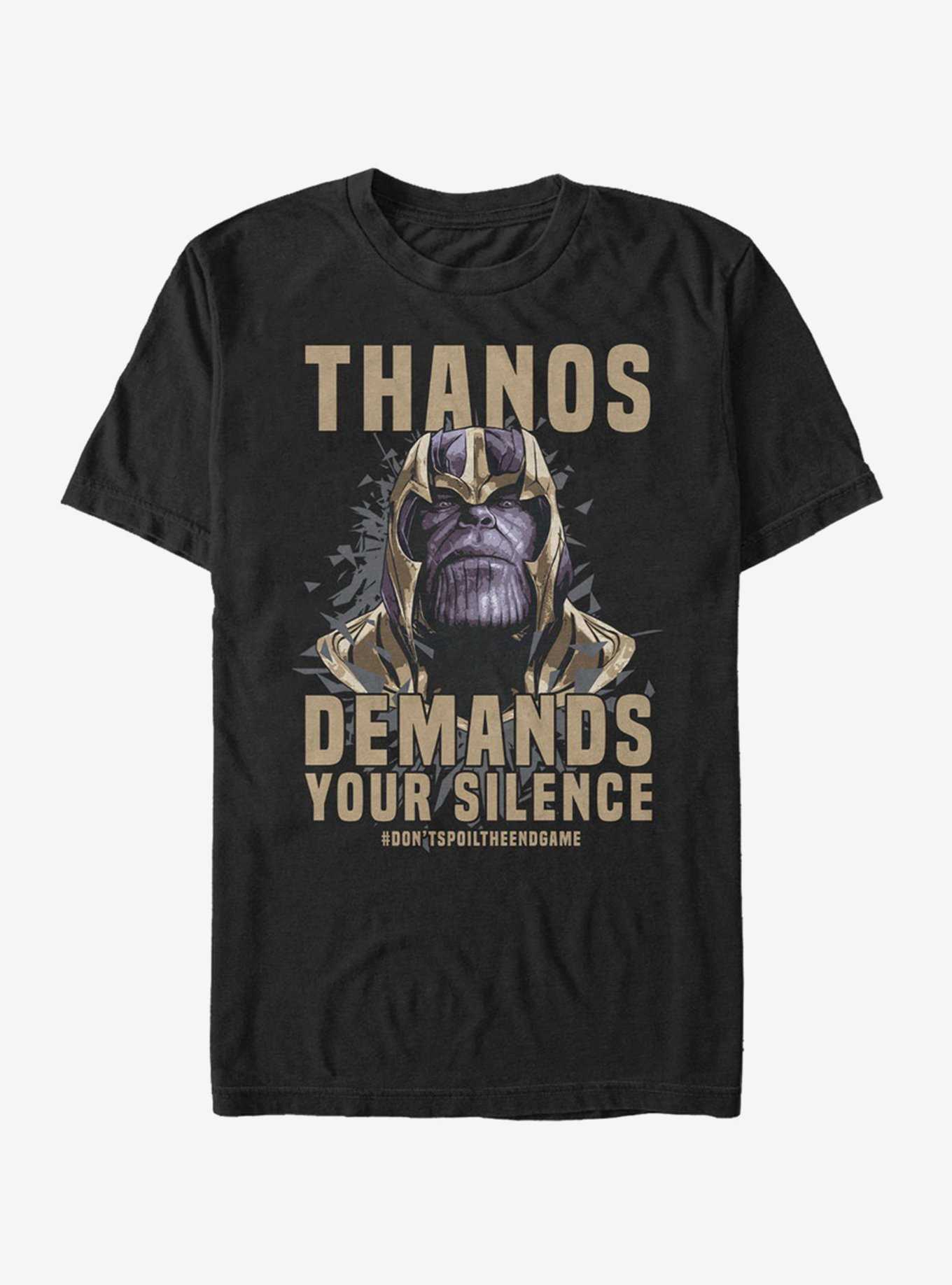 Marvel Avengers: Endgame Demand Silence T-Shirt, , hi-res