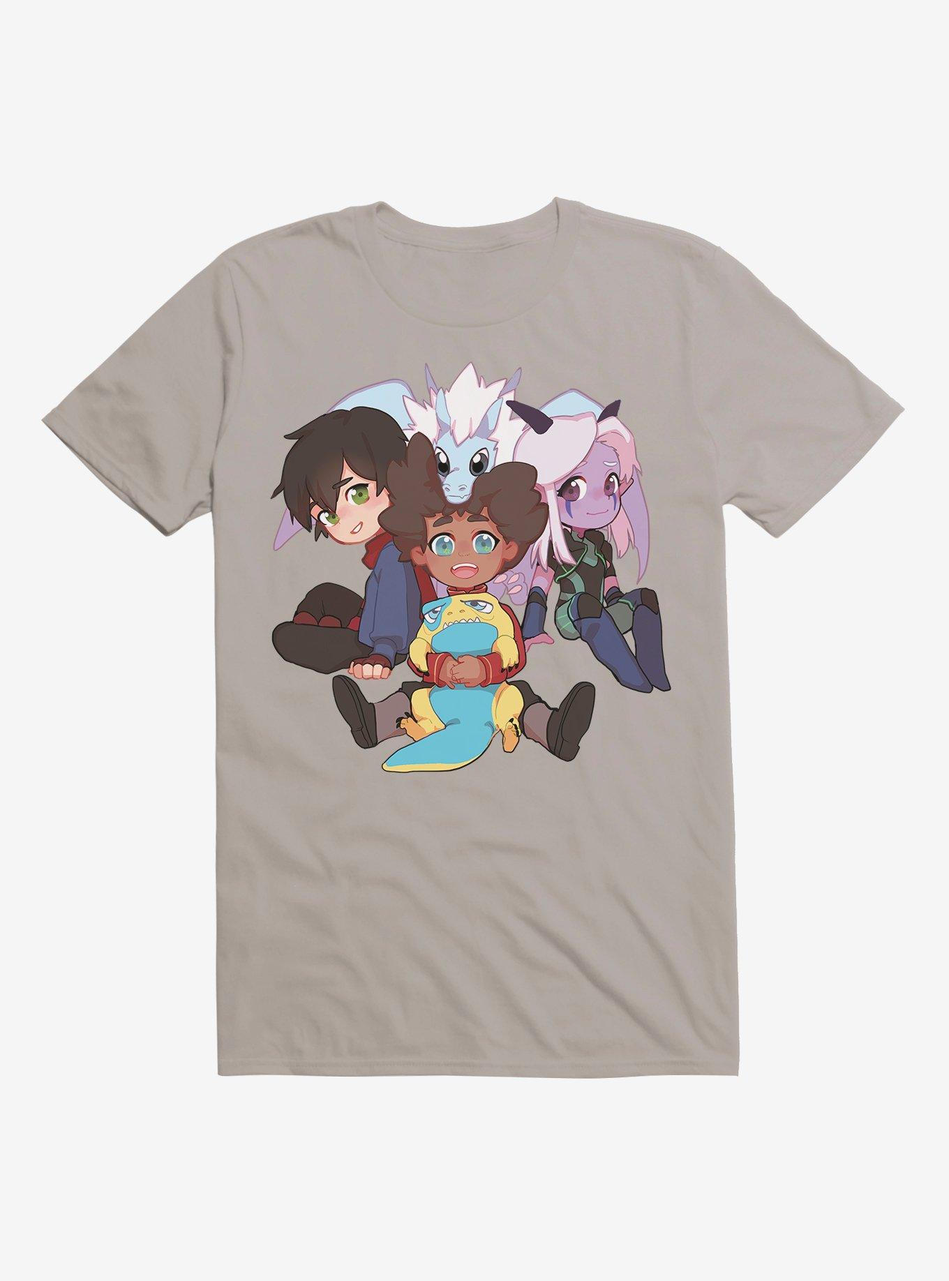 The Dragon Prince Chibi Cha T-Shirt, LIGHT GREY, hi-res