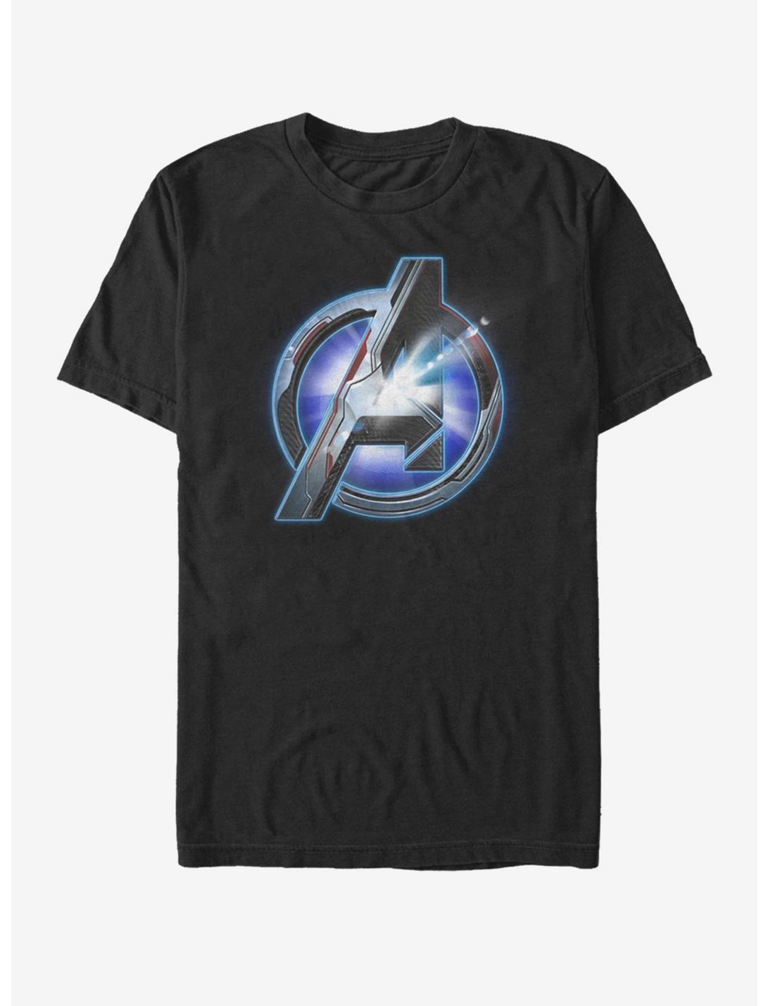 Marvel Avengers: Endgame Endgame logo Shine T-Shirt, BLACK, hi-res