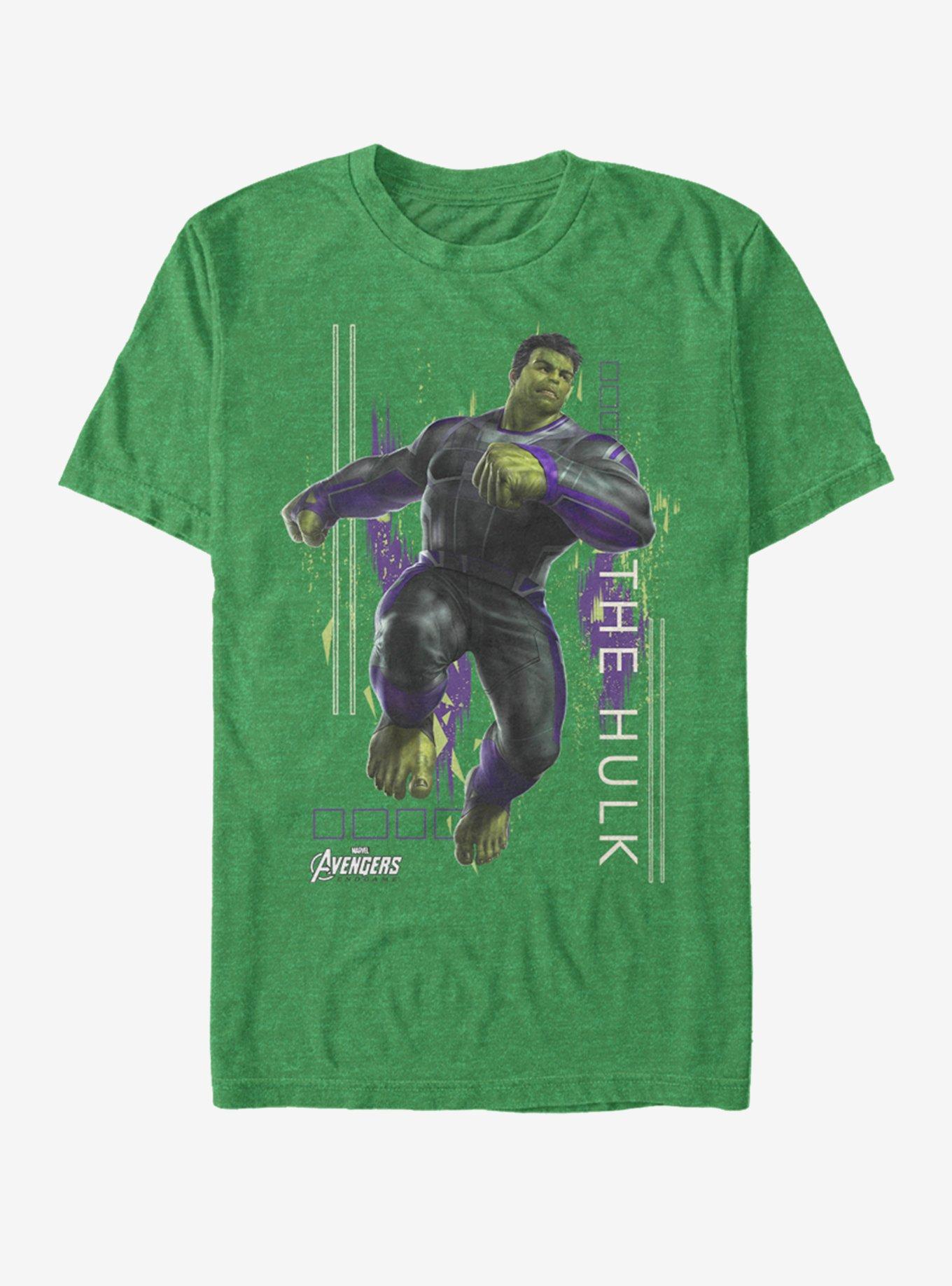 Marvel Avengers: Endgame Hulk Motion T-Shirt, KEL HTR, hi-res