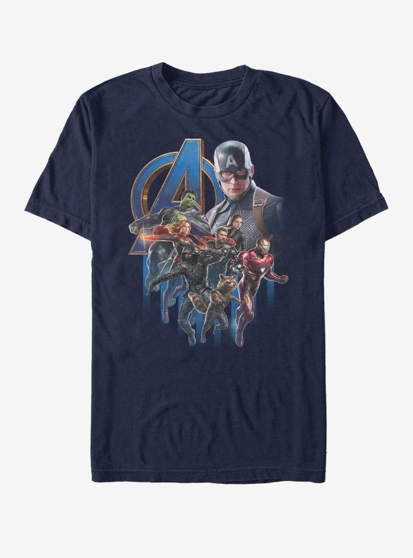 Marvel Avengers: Endgame Avengers Group Poster T-Shirt, , hi-res