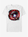 Marvel Avengers: Endgame Cap Shield T-Shirt, WHITE, hi-res