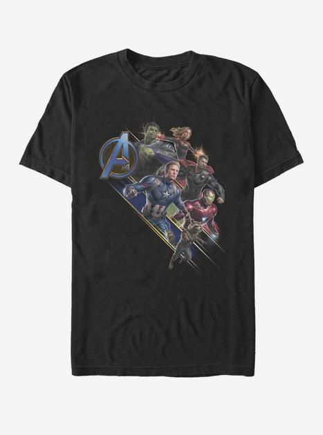 Marvel Avengers: Endgame Avengers Assemble T-Shirt - BLACK | BoxLunch