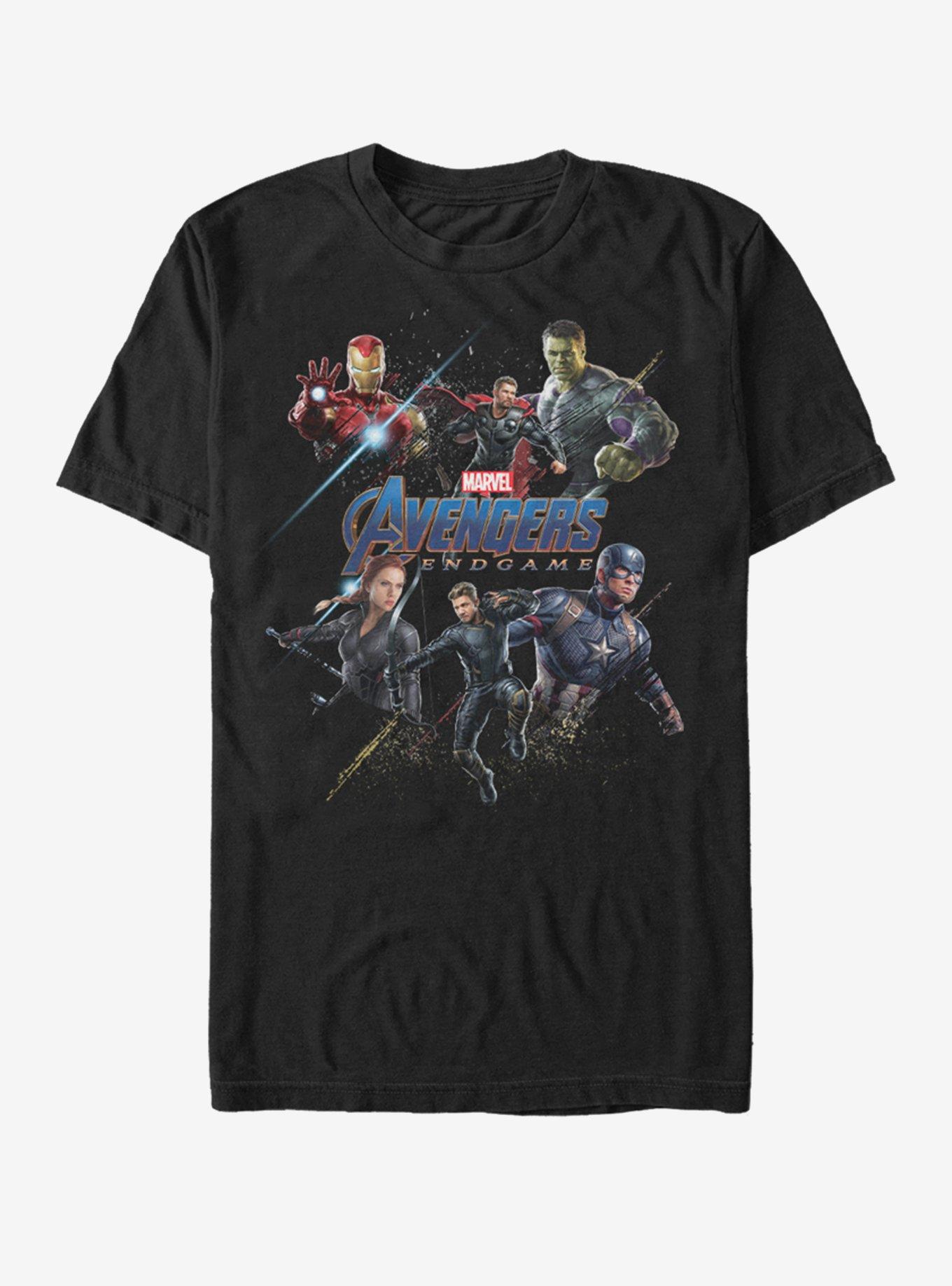 Marvel Avengers: Endgame Heros Logo T-Shirt, , hi-res