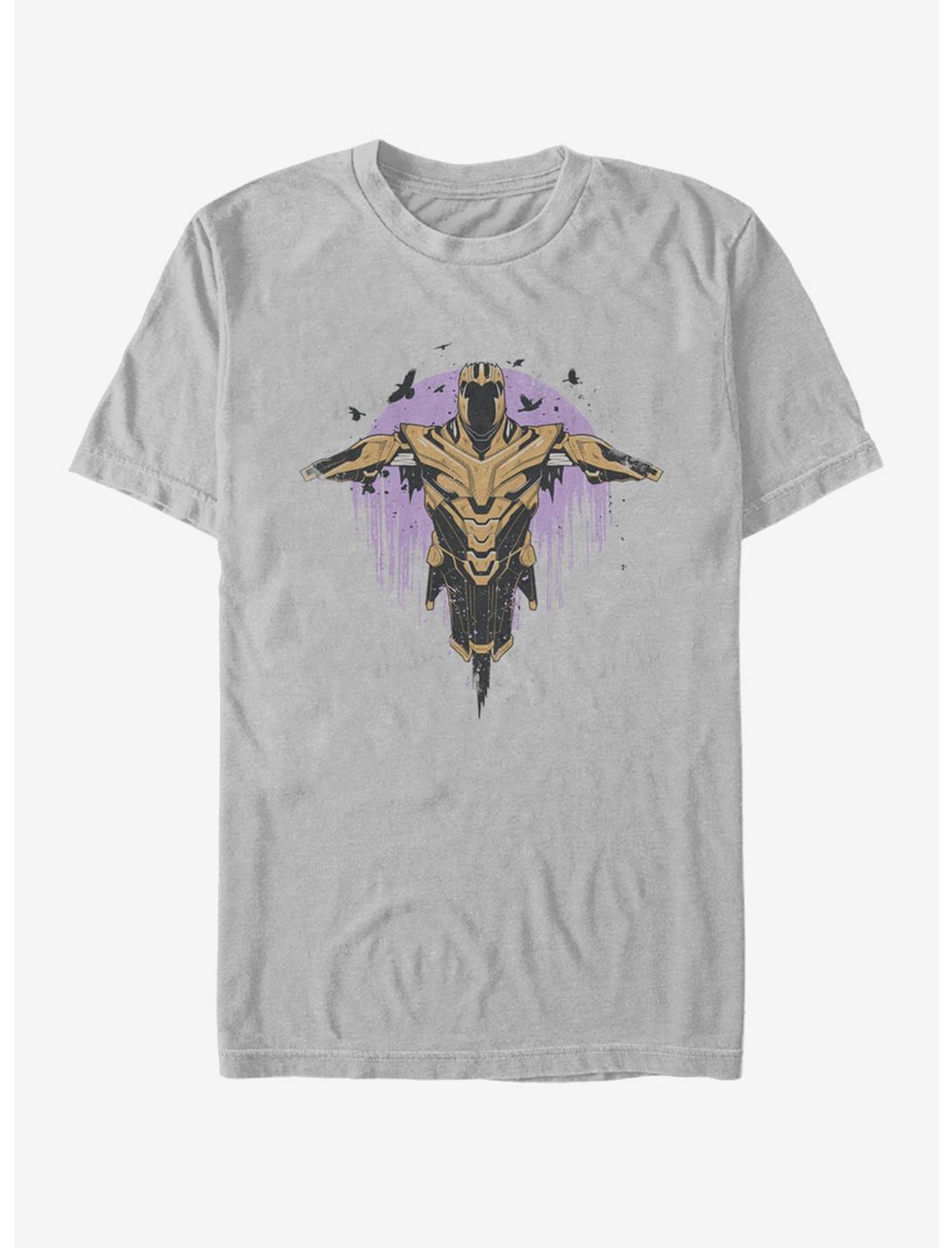 Marvel Avengers: Endgame Scarecrow Thanos Armor T-Shirt, SILVER, hi-res
