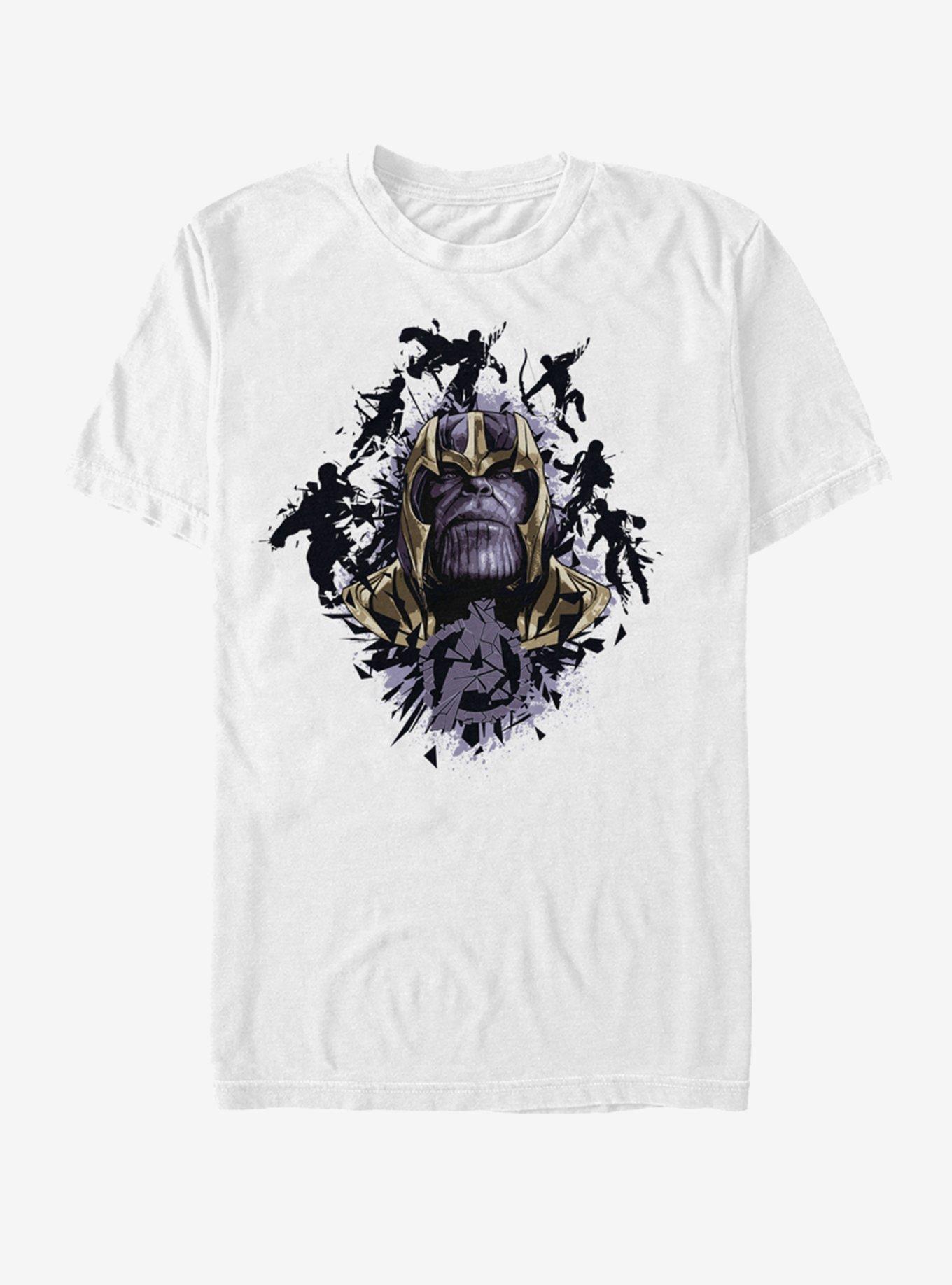 Marvel Avengers: Endgame Thanos Action Endgame T-Shirt, WHITE, hi-res