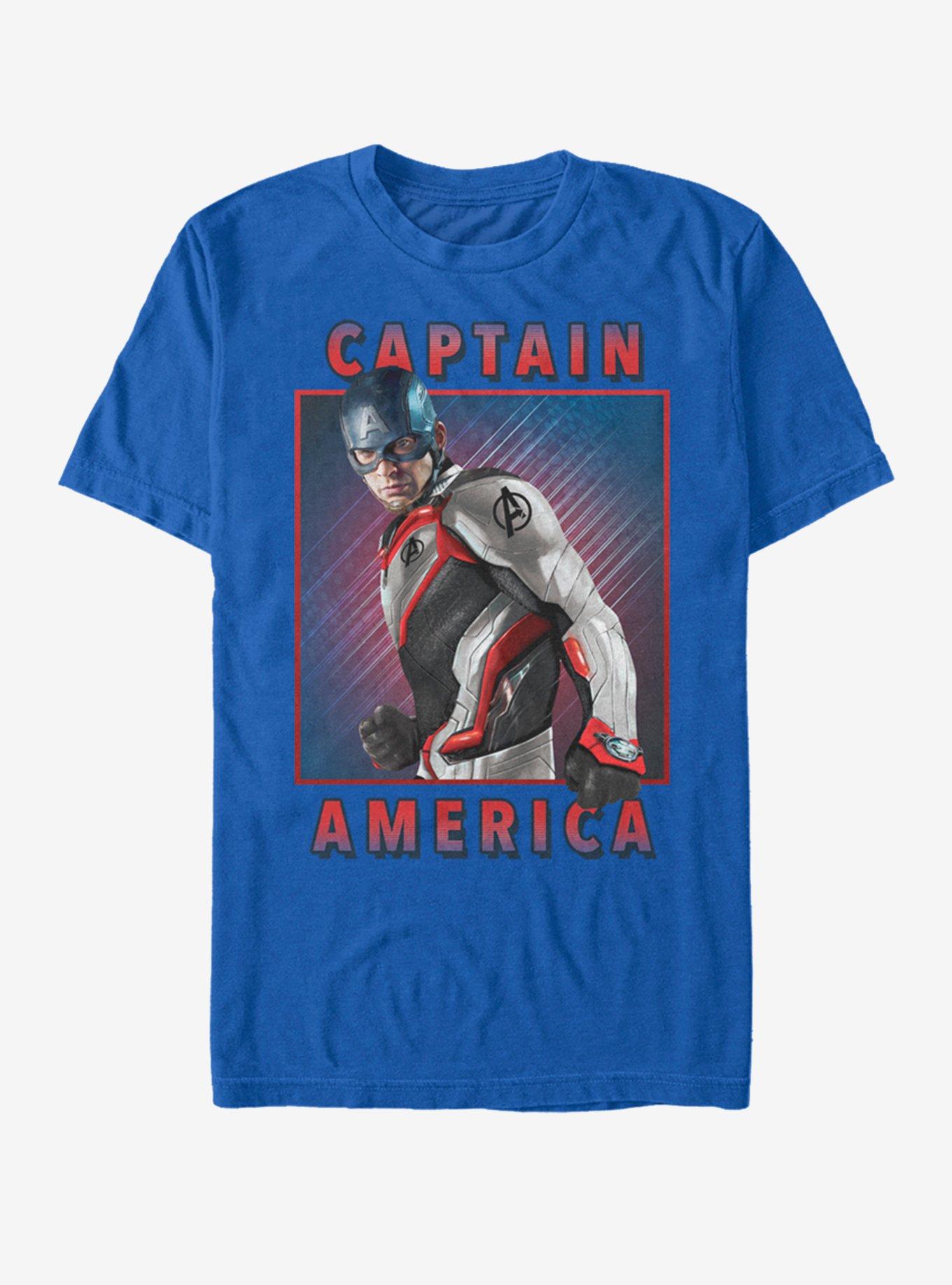 Marvel Avengers: Endgame Captain America Armor Solo Box T-Shirt, , hi-res