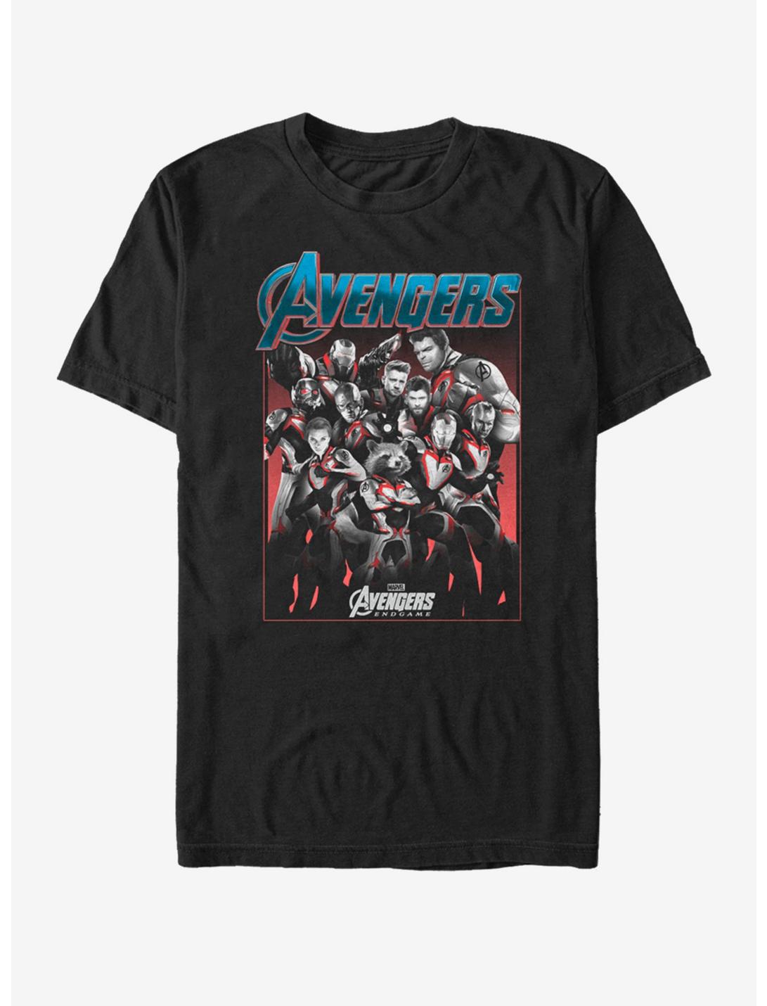 Marvel Avengers: Endgame Endgame Group Shot T-Shirt, BLACK, hi-res