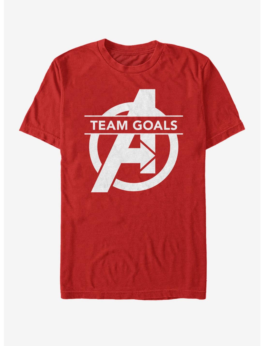 Marvel Avengers: Endgame Team Goals T-Shirt, RED, hi-res