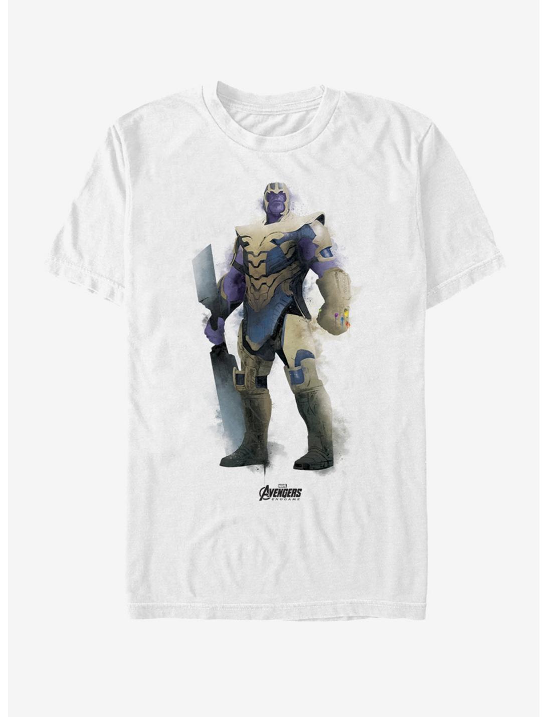 Marvel Avengers: Endgame Thanos Paint T-Shirt, WHITE, hi-res