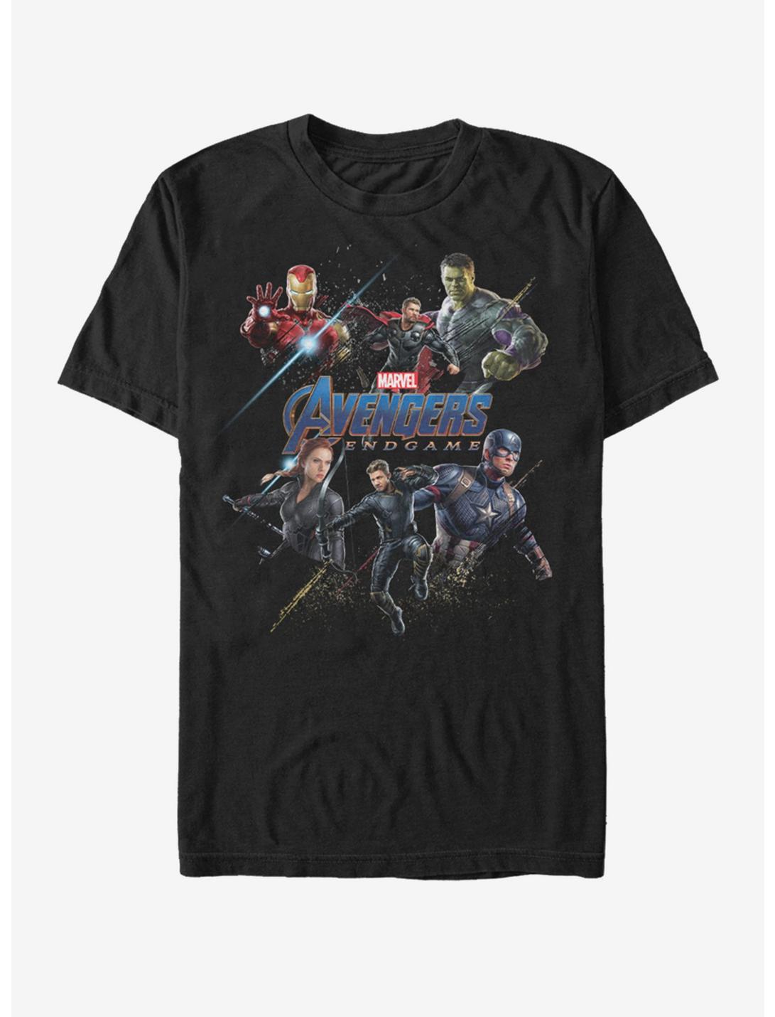 Marvel Avengers: Endgame Heroes Logo T-Shirt, BLACK, hi-res