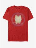 Marvel Avengers: Endgame Iron Man Spray Logo T-Shirt, RED, hi-res