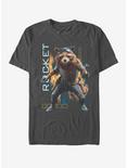 Marvel Avengers: Endgame Rocket Motion T-Shirt, CHARCOAL, hi-res