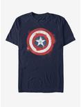 Marvel Avengers: Endgame Captain America Spray Logo T-Shirt, NAVY, hi-res