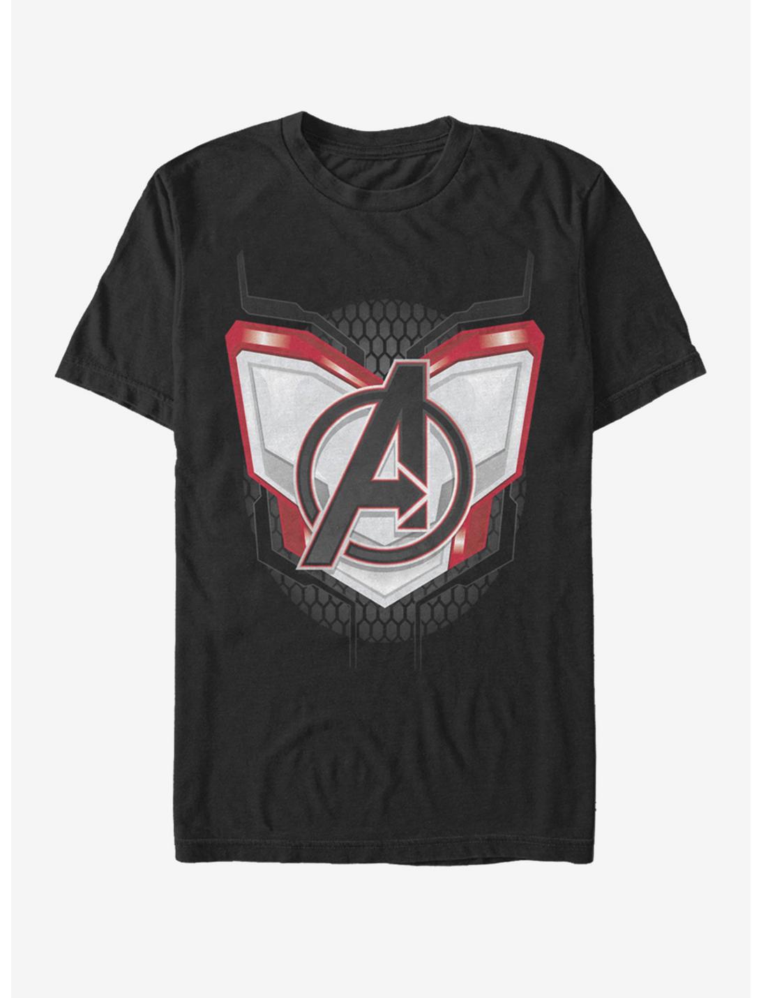 Marvel Avengers: Endgame Endgame Logo Armor T-Shirt, BLACK, hi-res