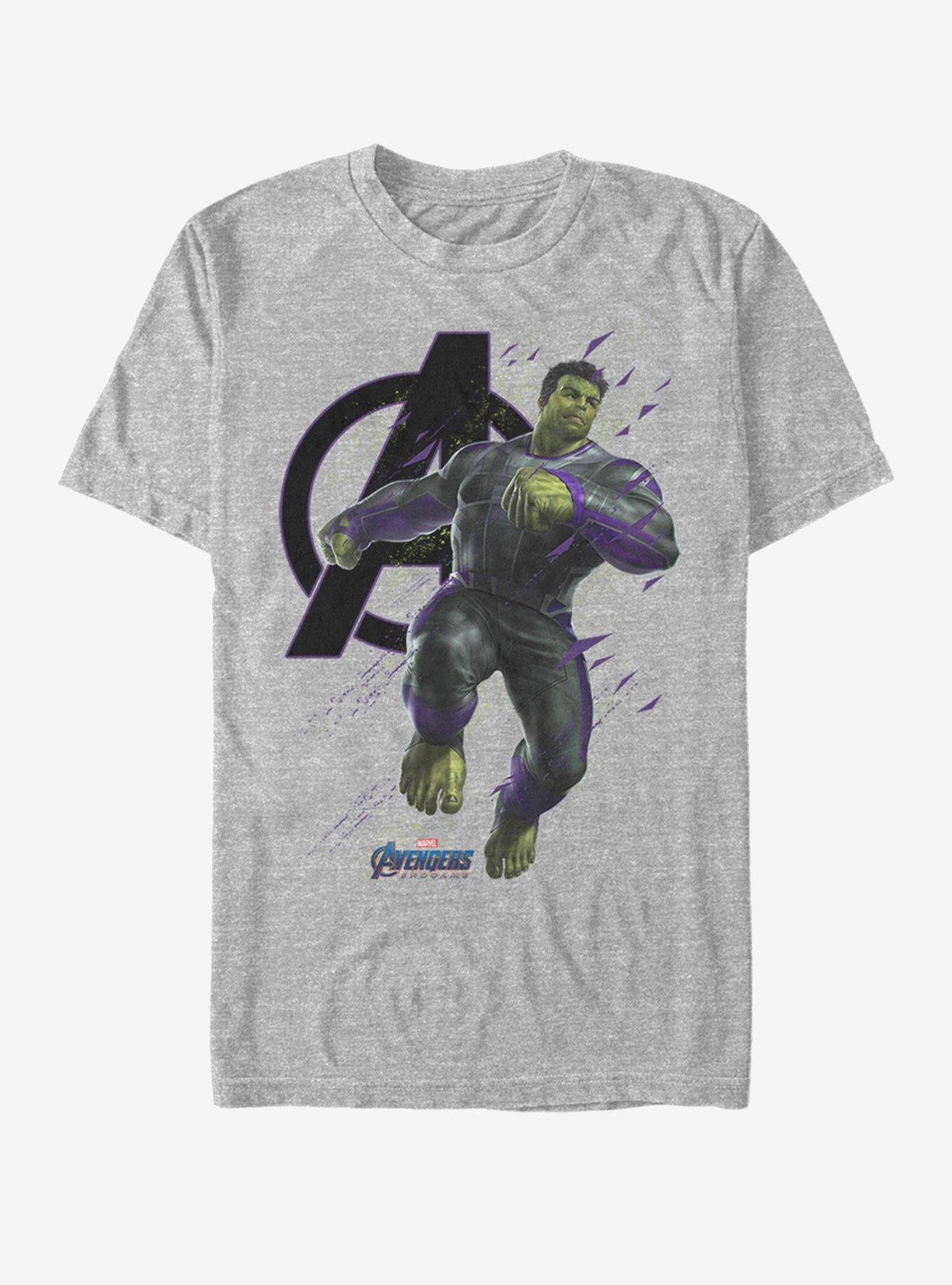 Marvel Avengers: Endgame Hulk Particles T-Shirt, ATH HTR, hi-res