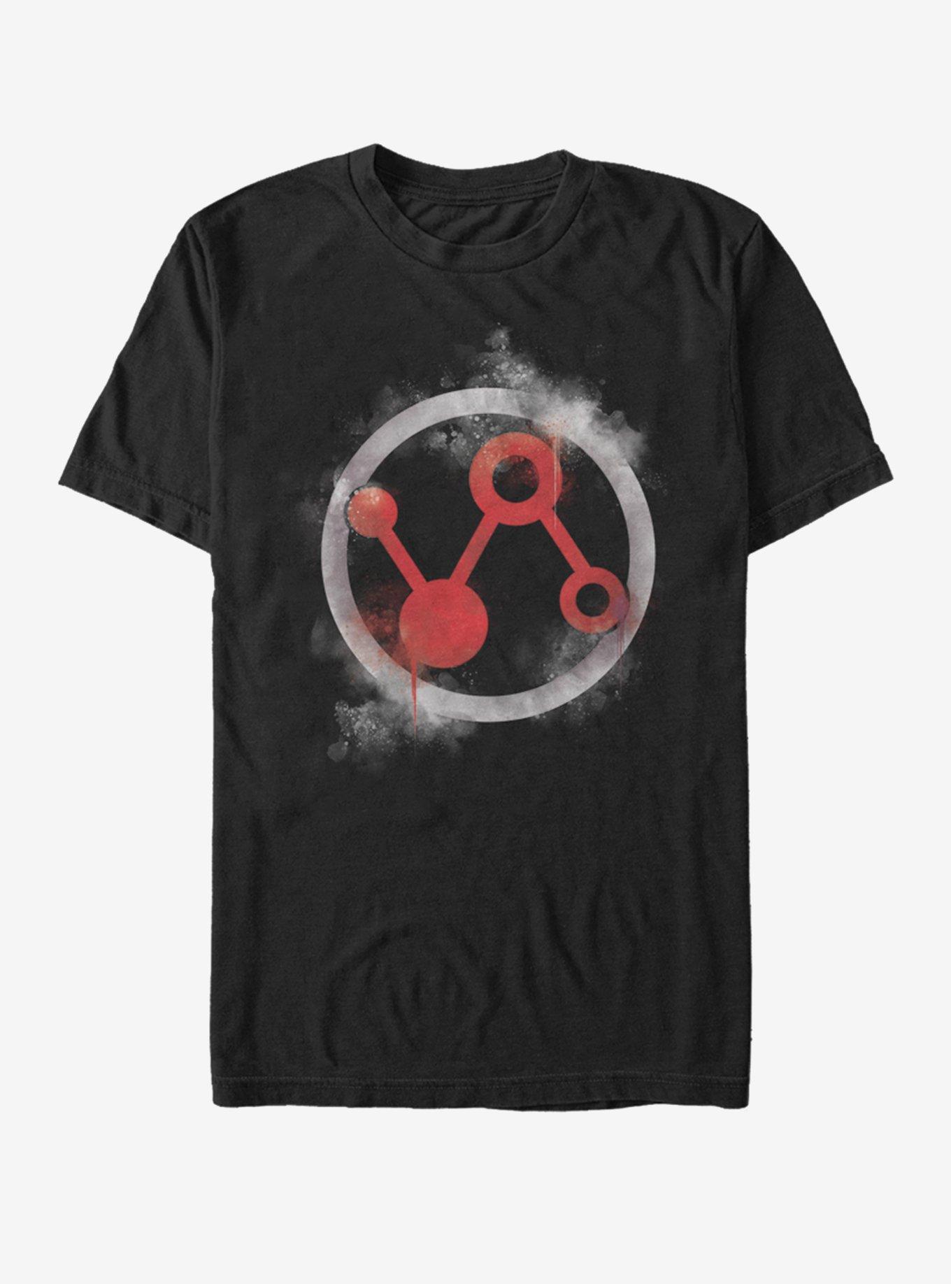 Marvel Avengers: Endgame Ant-Man Spray Logo T-Shirt, BLACK, hi-res