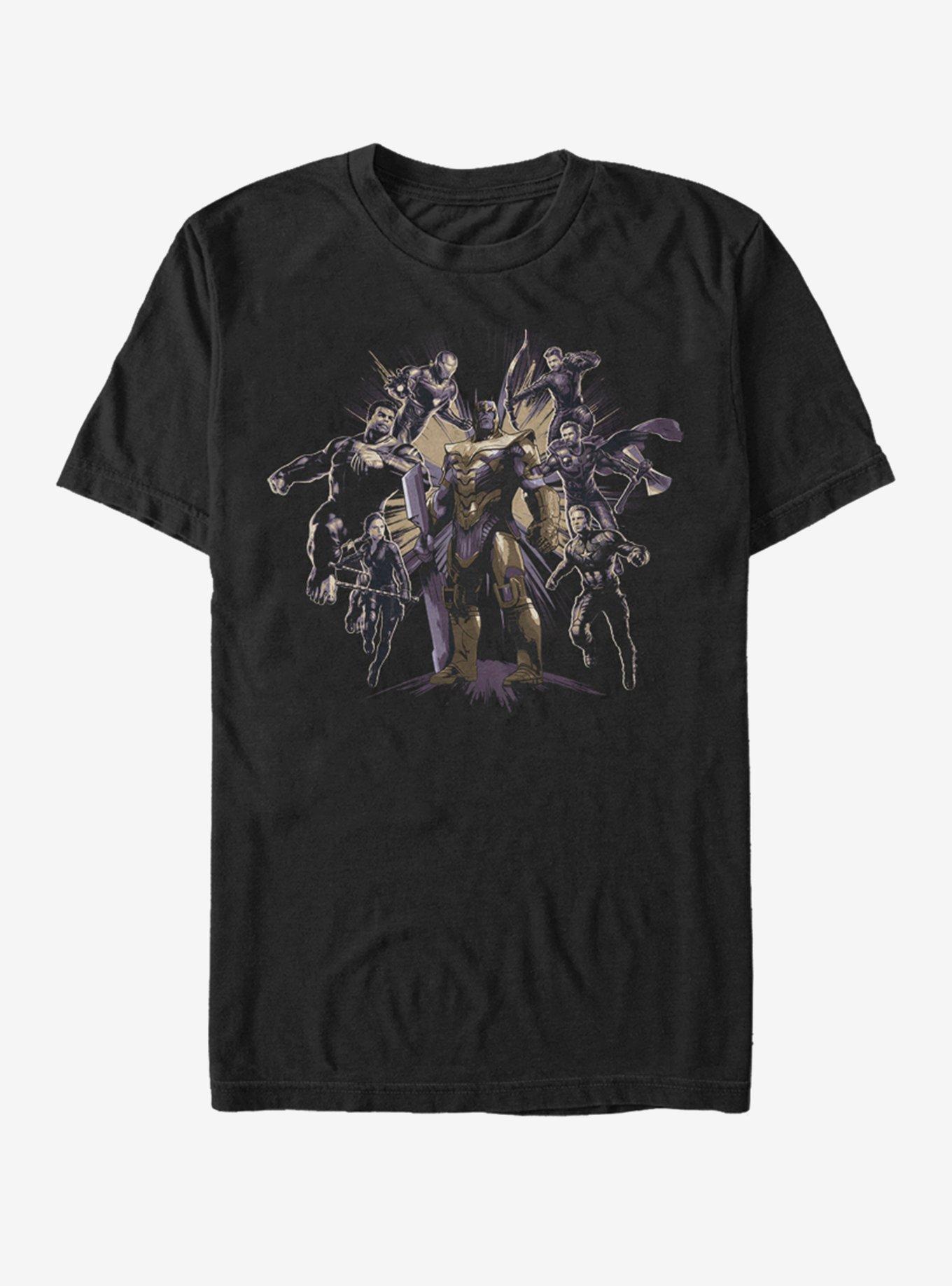Marvel Avengers: Endgame Villain Pose T-Shirt, BLACK, hi-res