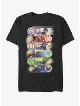 Marvel Avengers: Endgame Avengers Group Badge T-Shirt, , hi-res