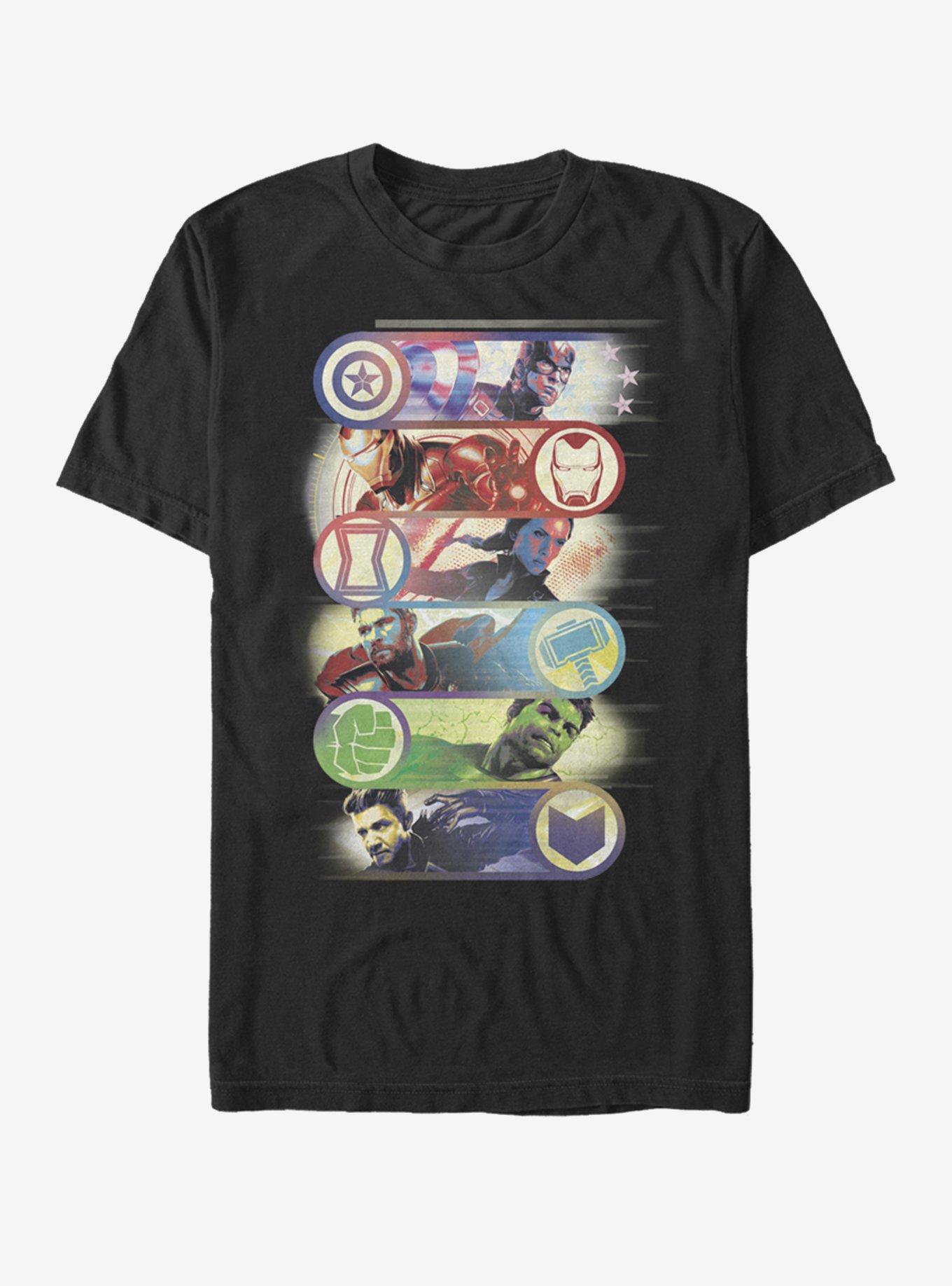 Marvel Avengers: Endgame Avengers Group Badge T-Shirt, , hi-res