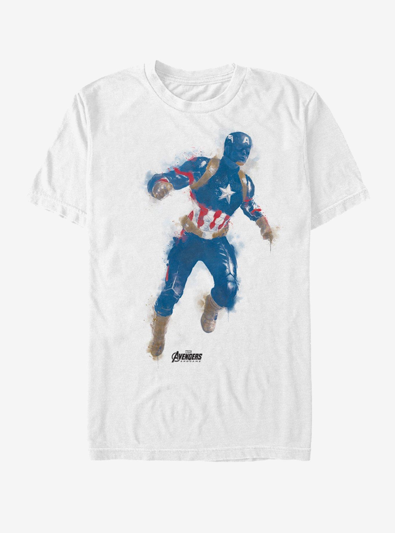 Marvel Avengers: Endgame Cap Paint T-Shirt, , hi-res