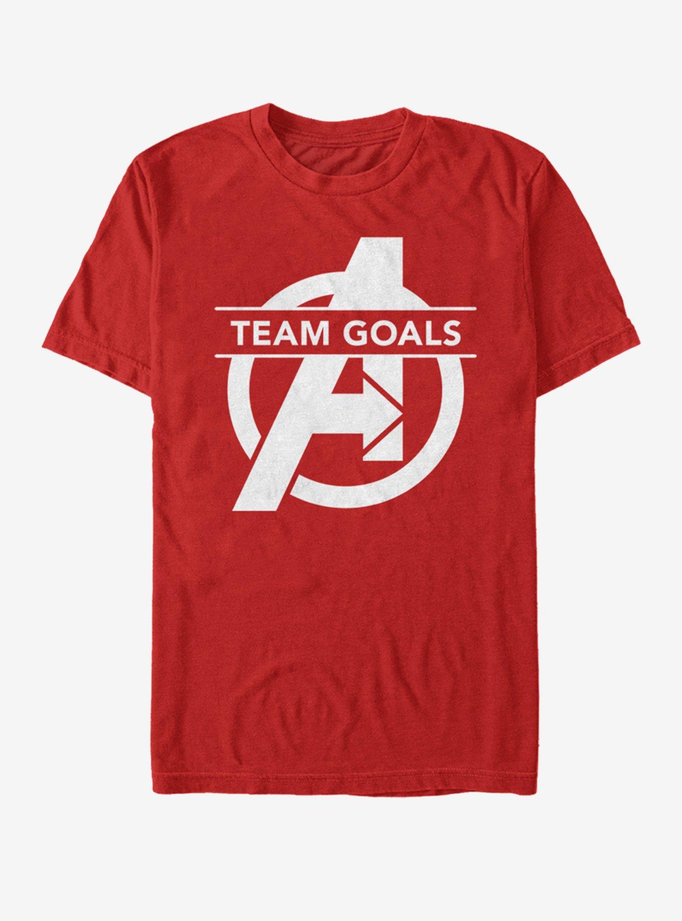 Marvel Avengers: Endgame Team Goals T-Shirt, RED, hi-res