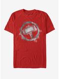 Marvel Avengers: Endgame Thor Spray Logo T-Shirt, RED, hi-res
