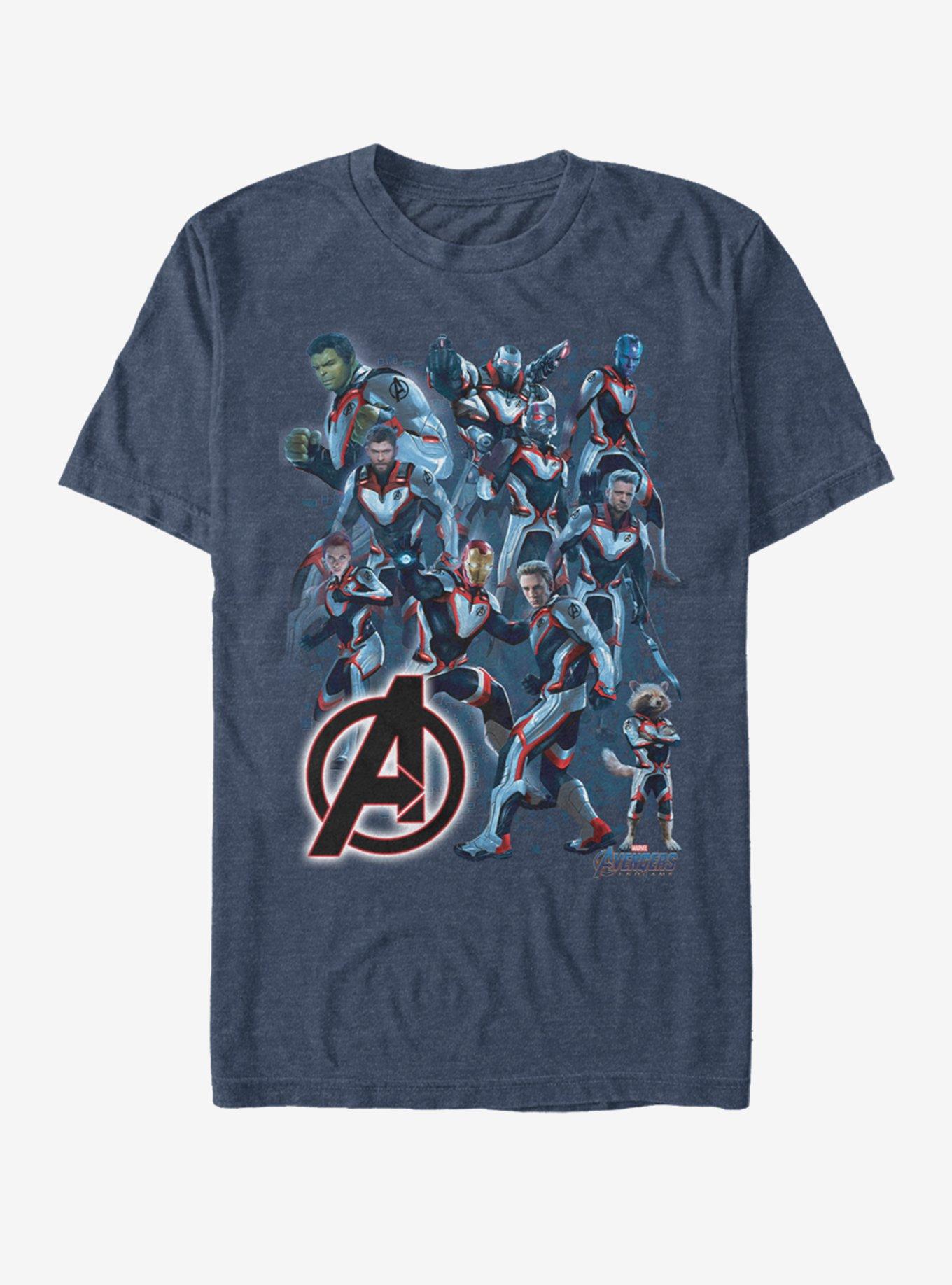 Avengers endgame best sale suit t shirt