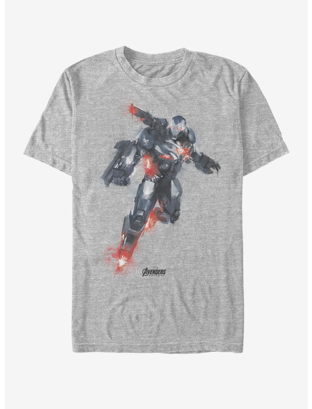 Marvel Avengers: Endgame War Machine Paint T-Shirt, ATH HTR, hi-res