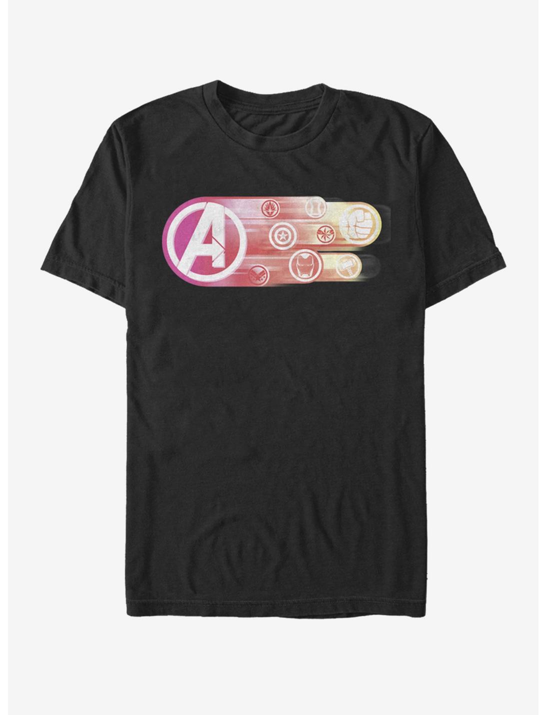 Marvel Avengers: Endgame Endgame Icons group T-Shirt, BLACK, hi-res