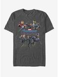 Marvel Avengers: Endgame Heroes Logo T-Shirt, CHAR HTR, hi-res