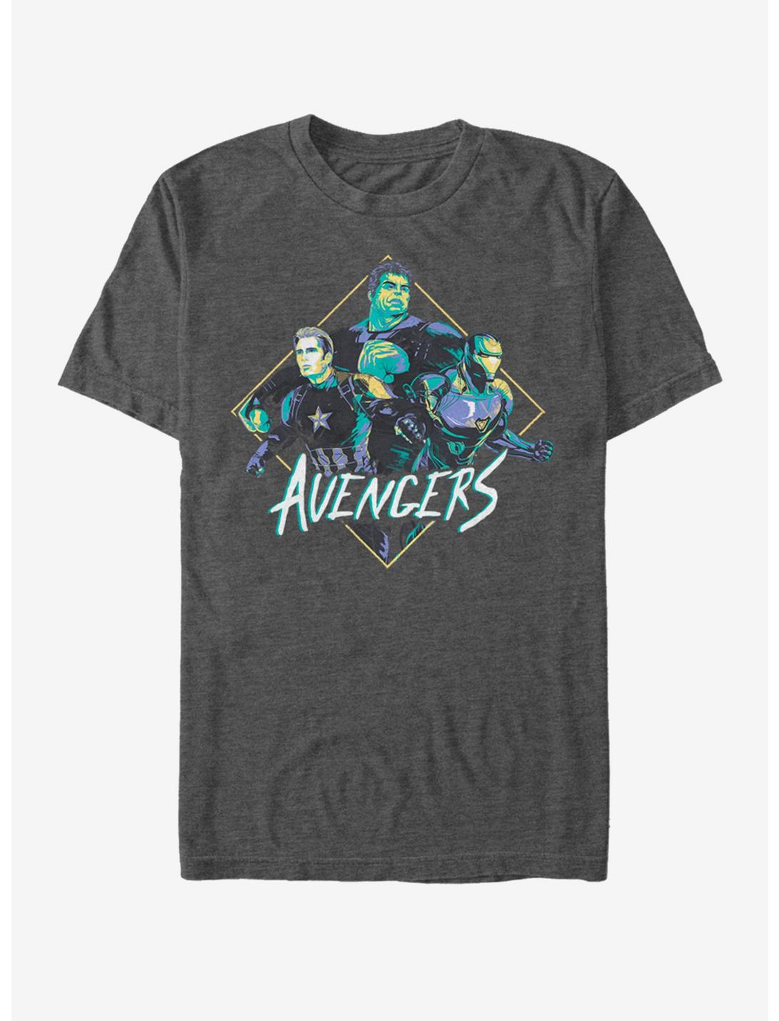 Marvel Avengers: Endgame Rad Trio T-Shirt, CHAR HTR, hi-res