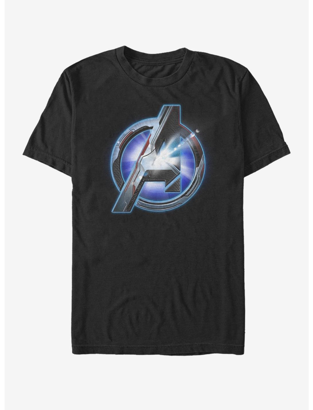 Marvel Avengers: Endgame Endgame Logo Shine T-Shirt, BLACK, hi-res