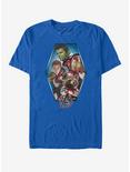 Marvel Avengers: Endgame Hexagon Avenged T-Shirt, ROYAL, hi-res