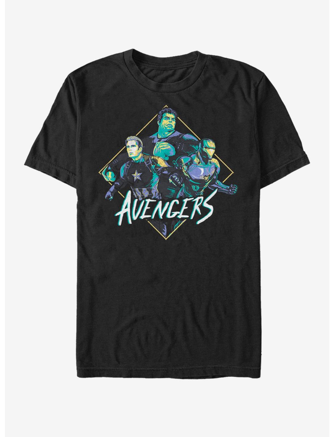 Marvel Avengers: Endgame Rad Trio T-Shirt, BLACK, hi-res