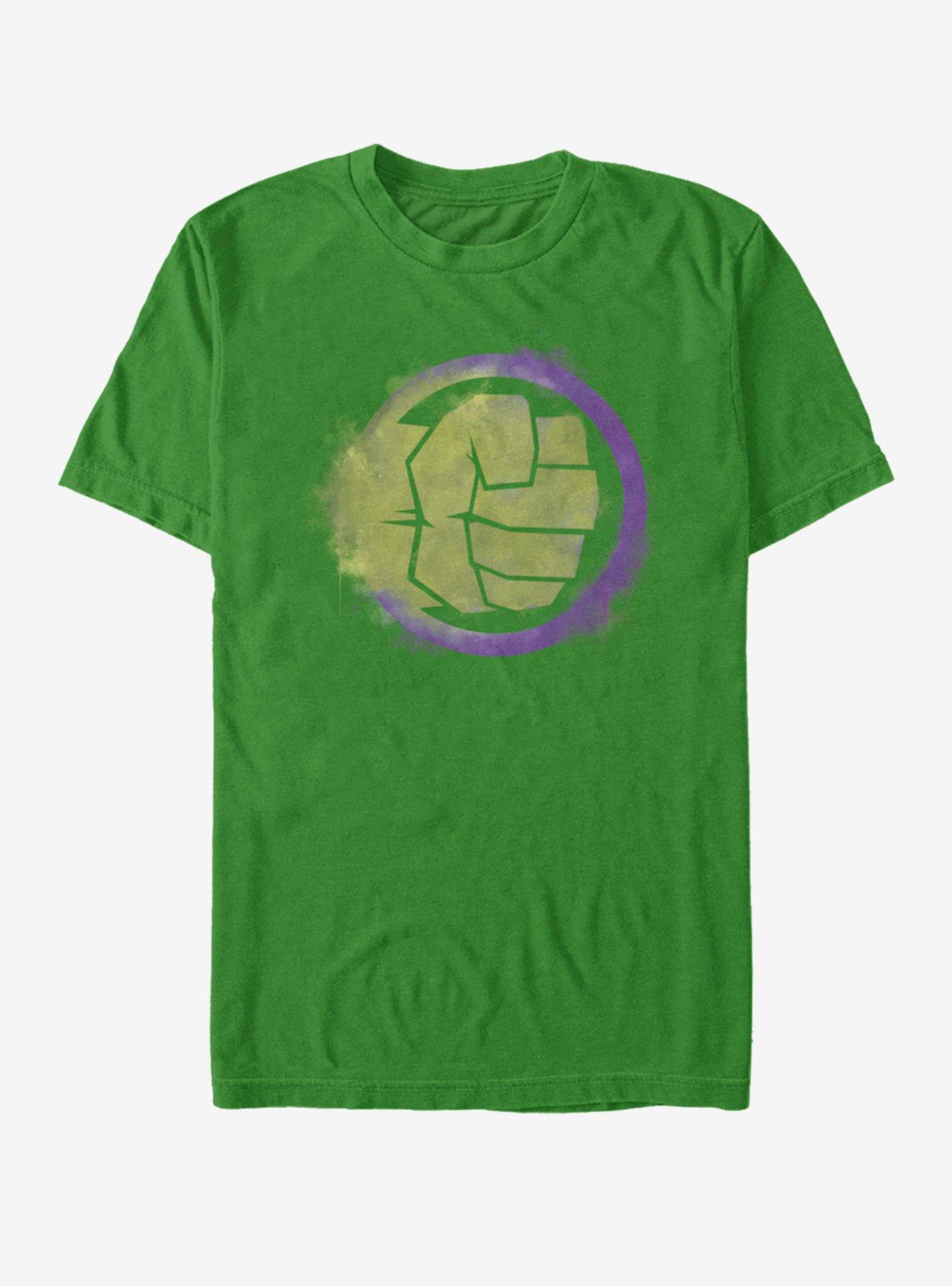 Marvel Avengers: Endgame Hulk Spray Logo T-Shirt, KELLY, hi-res