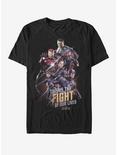 Marvel Avengers: Endgame Life Fight T-Shirt, BLACK, hi-res