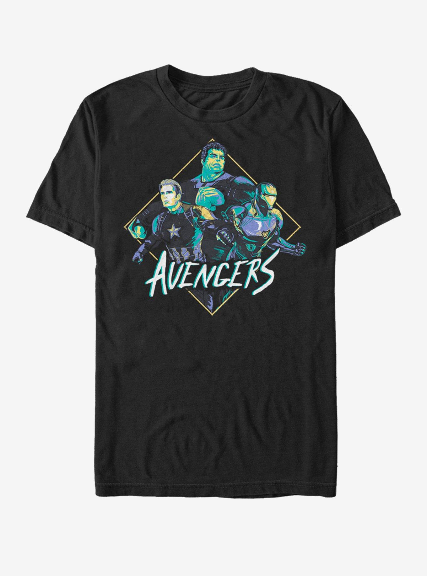 Marvel Avengers: Endgame Rad Trio T-Shirt, BLACK, hi-res