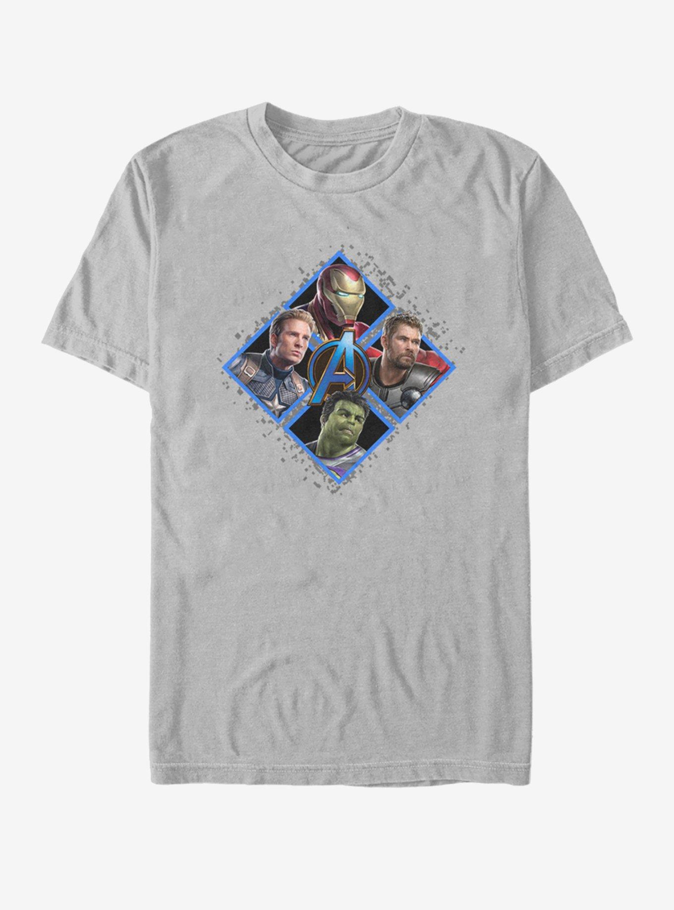 Marvel Avengers: Endgame Square Box T-Shirt, SILVER, hi-res