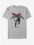 Marvel Avengers: Endgame Thor Paint T-Shirt, ATH HTR, hi-res