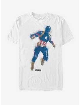 Marvel Avengers: Endgame Captain America Paint T-Shirt, , hi-res