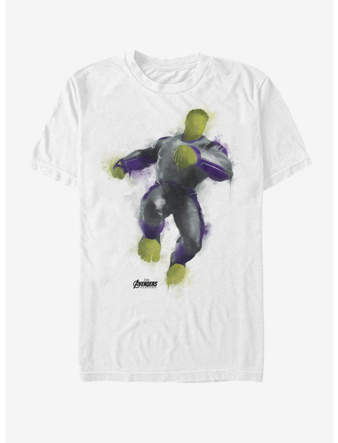 Marvel Avengers: Endgame Hulk Painted T-Shirt, WHITE, hi-res