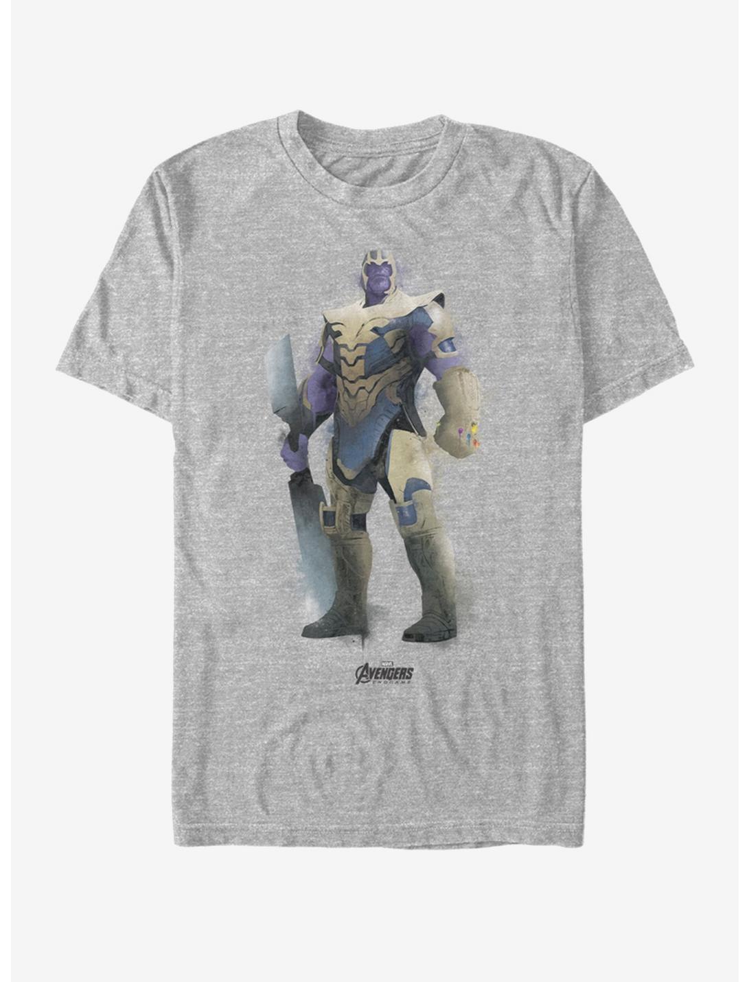 Marvel Avengers: Endgame Thanos Paint T-Shirt, ATH HTR, hi-res