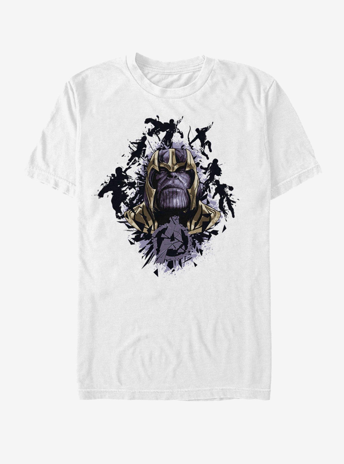 Marvel Avengers: Endgame Thanos Action Endgame T-Shirt, WHITE, hi-res