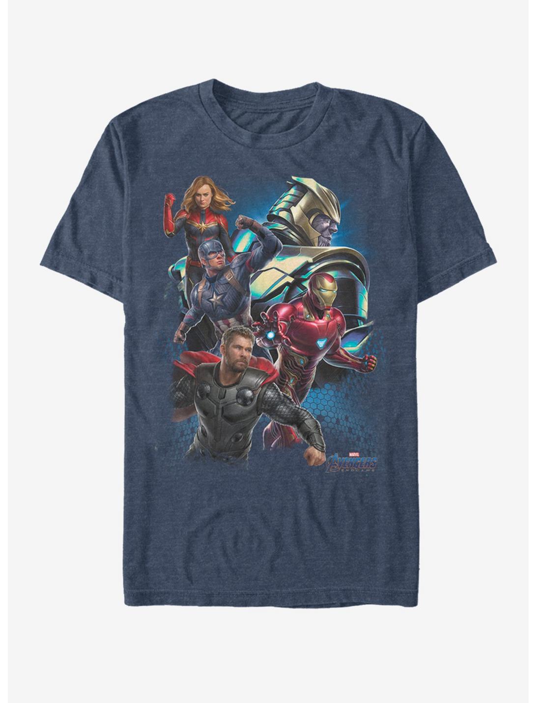 Marvel Avengers: Endgame Thanos Enemies T-Shirt, NAVY HTR, hi-res