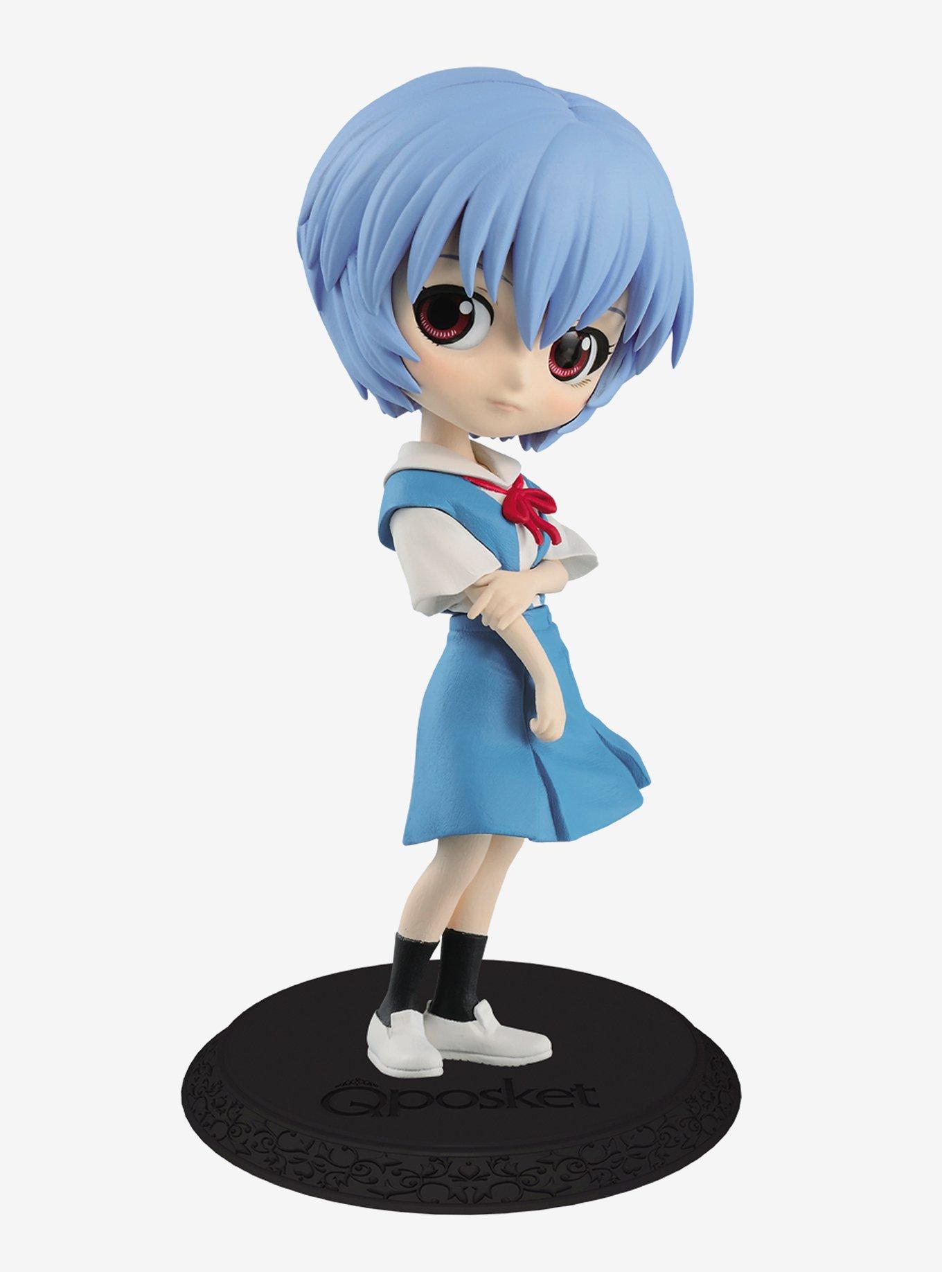 Banpresto Neon Genesis Evangelion Rei Q Posket Figure (Version A), , hi-res