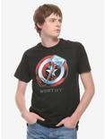Marvel Avengers Captain America Worthy T-Shirt, BLUE, hi-res